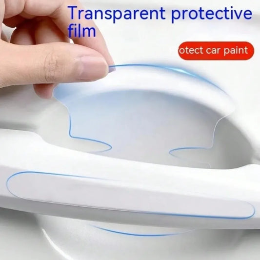 8PCS Car Door Handle Scratch-Resistant Stickers Set – Handle & Bowl Protective Decorative Film