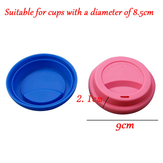 Universal Silicone Cup Lid – 9 cm Reusable Fresh Cover