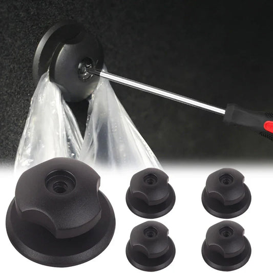 2/4Pcs Car Rear Trunk Storage Net Clip Hooks – Tie Down Rings & Fasteners