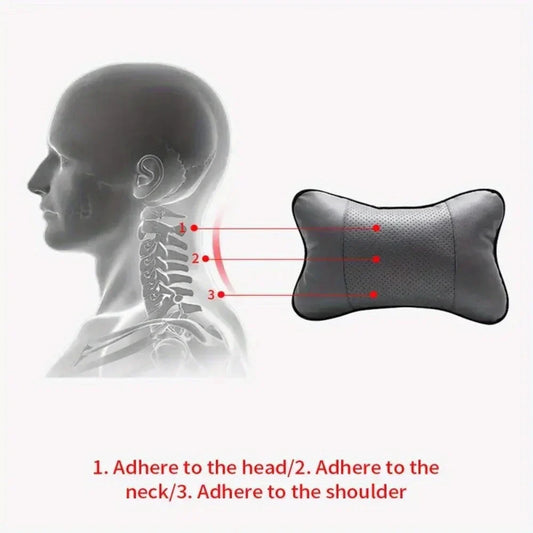 Car Seat Headrest Restraint – Auto Safety Neck Rest Pillow with Breathable Mesh