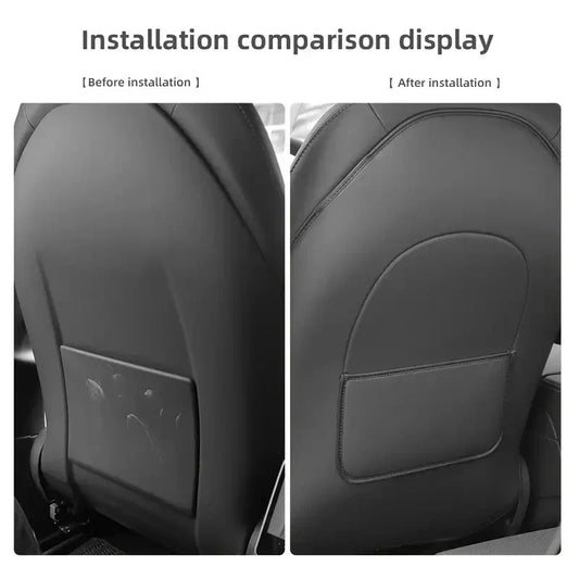 Car Seat Back Protective Mat – For Tesla Model 3 / Y Full Seat Anti-Kick Pad